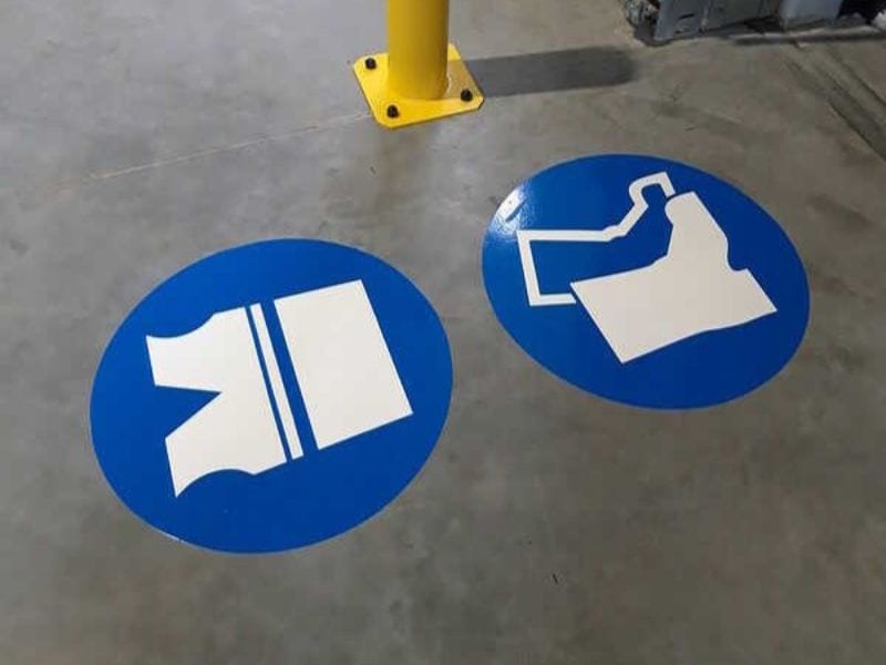 oznakowanie poziome magazynu
